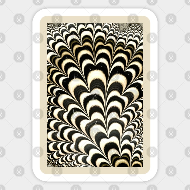 The Zebrafication Sticker by fascinating.fractals